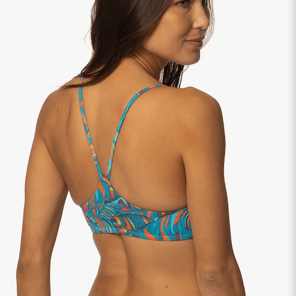Jolyn Laniea Tropical Blue Bikini Top